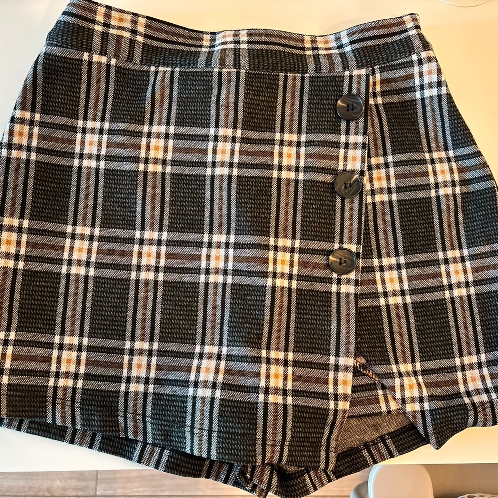 Altar’d State Plaid Mini Skort